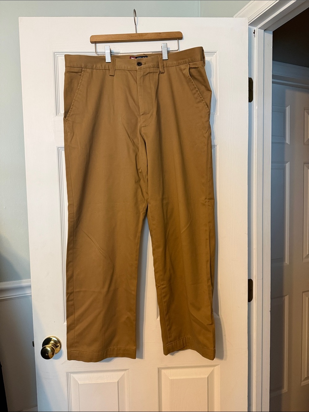 Chaps Men's Tan Chinos - Straight Fit